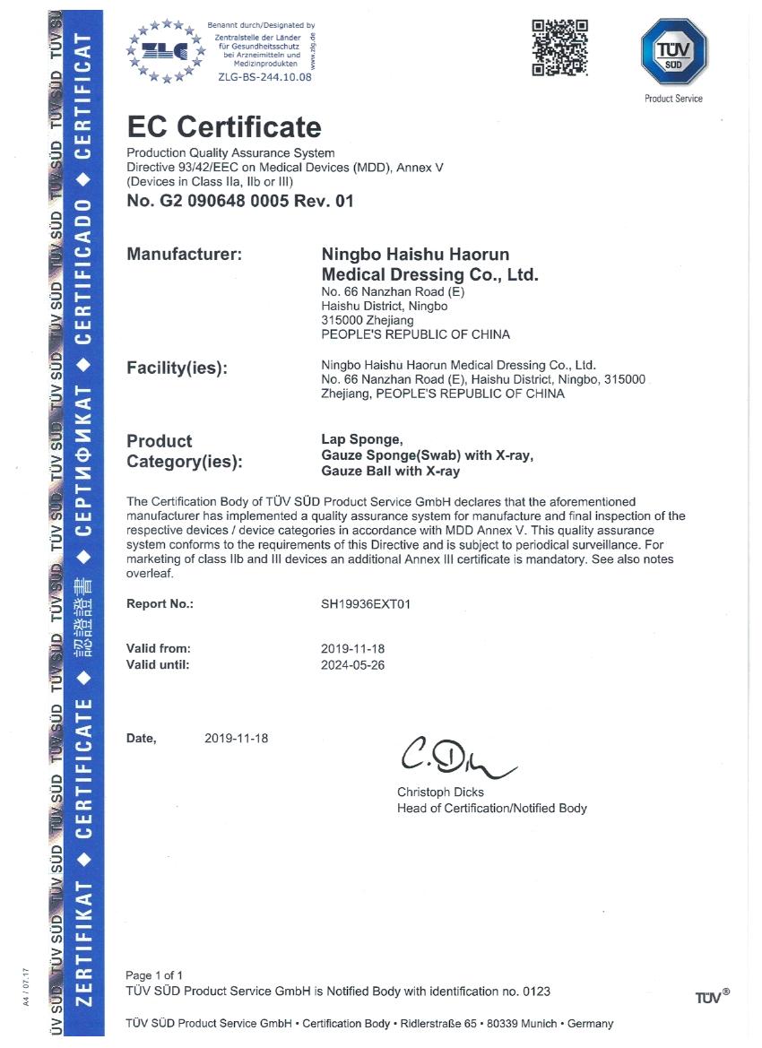 ஹாரூன் மெடிக்கல் TÜV இன் அதிகாரப்பூர்வ தணிக்கையை வரவேற்கிறது, சர்வதேச தரங்களுடன் மருத்துவ சாதன ஏற்றுமதி தரத்திற்கான உயர் தரத்தை அமைக்கிறது